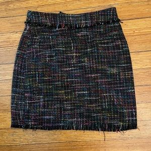 H&M skirt, women’s size 4, multicolored (with black as the base color)